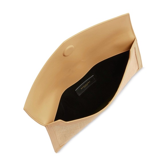 Yves Saint Laurent Uptown Clutch Raffia - Picture 2 of 9